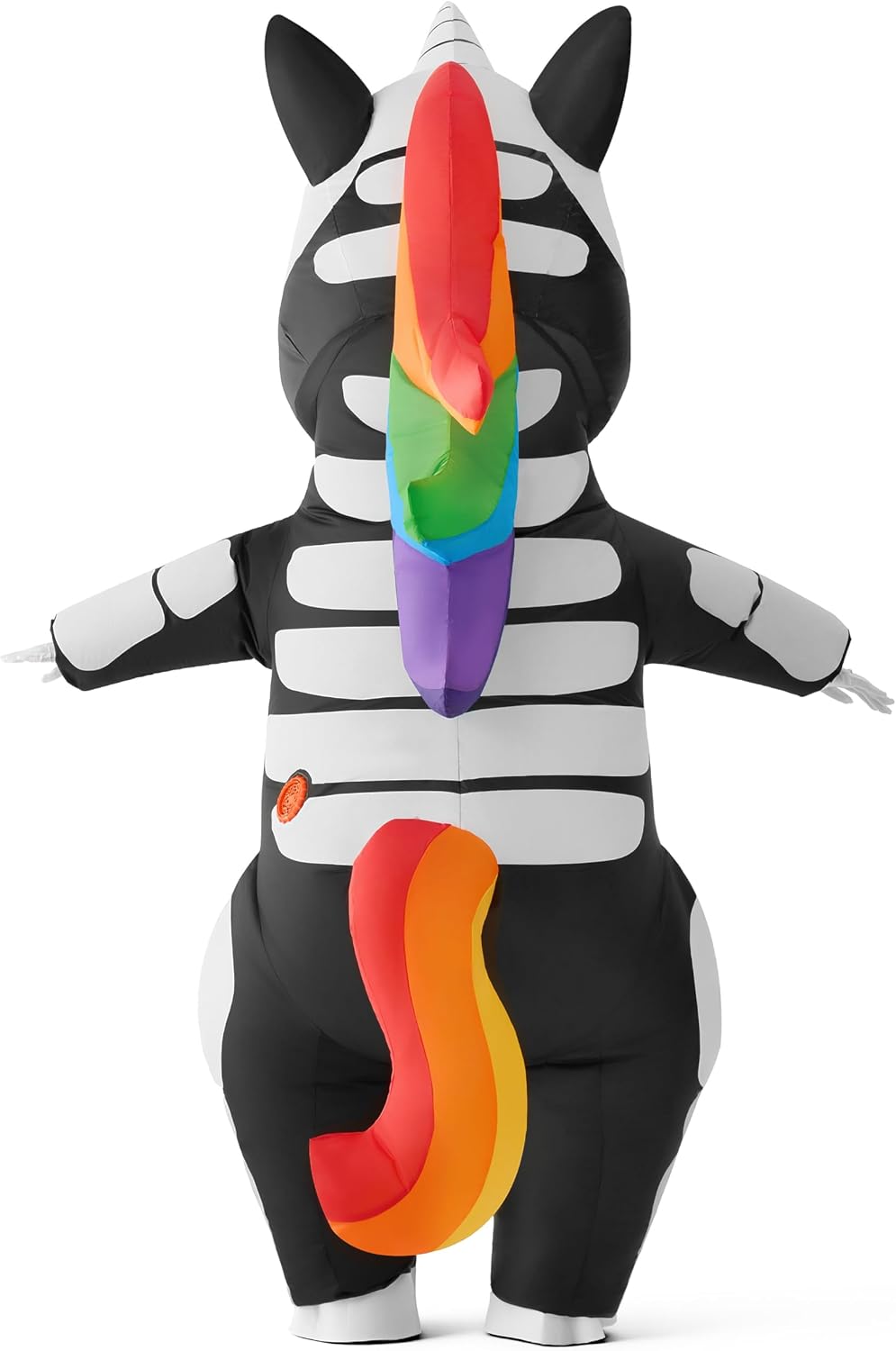 Spooktacular Creations Aufblasbares Einhorn Kostüm Ganzkörper, Einhorn Air Blow-up Kostüm für Hallow