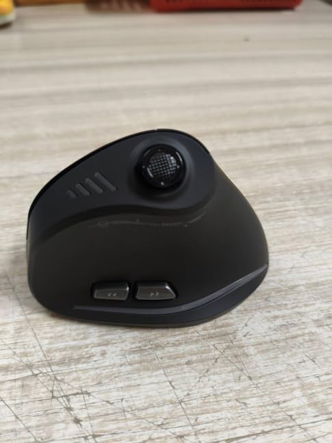 Kabellose Ergonomische Maus mit Joystick, vertikale Bluetooth-Gaming-Maus, 12 programmierbare Tasten
