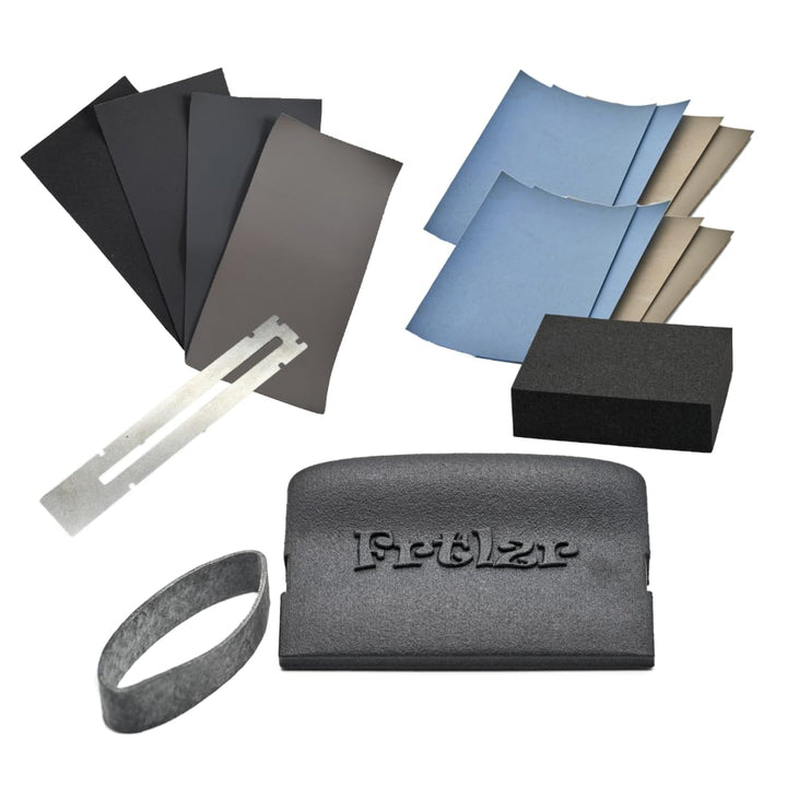 Premium Gitarrenbund-Polierset, professionelles MicroMesh-System, deutsche Herstellung, ergonomische
