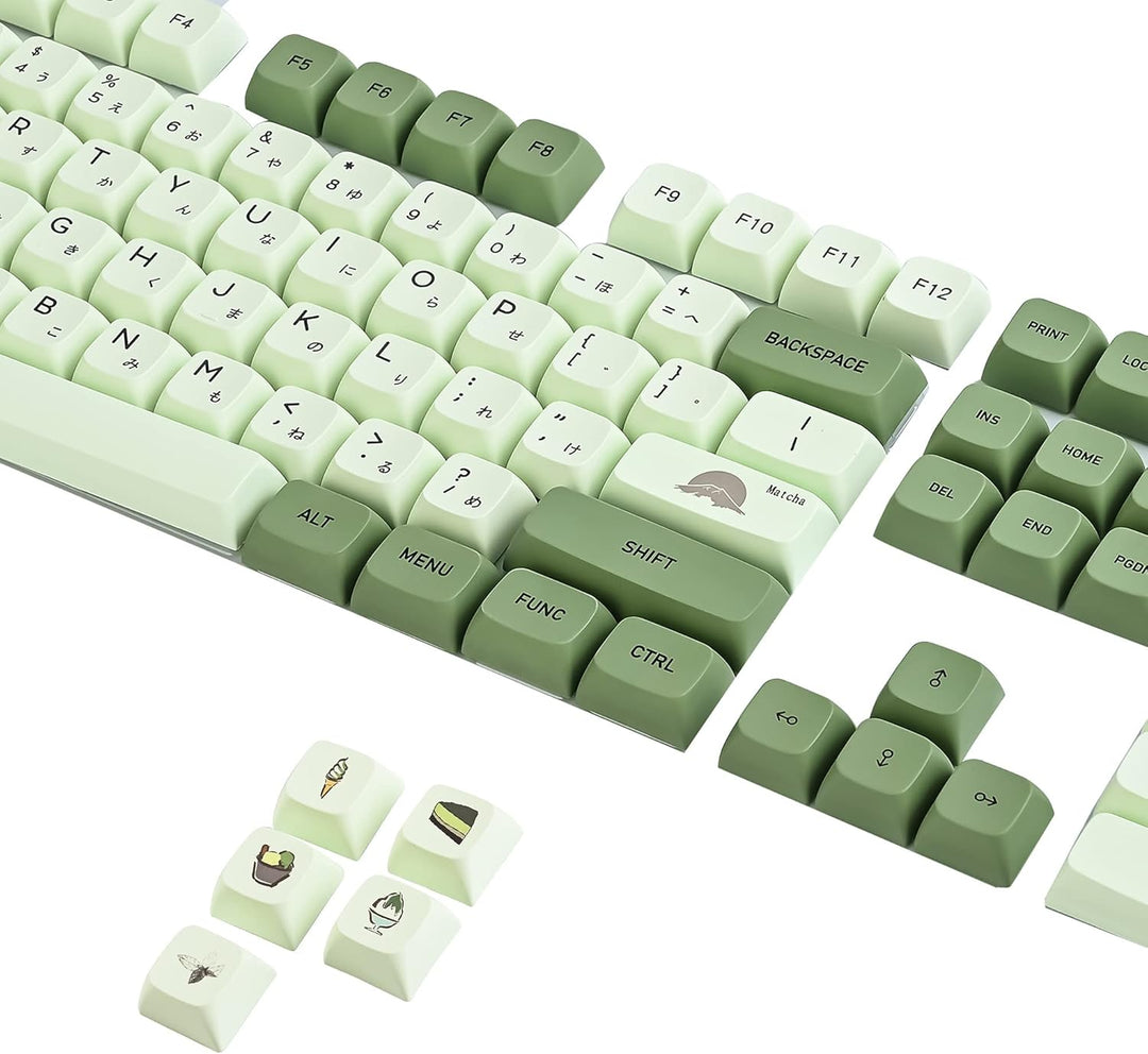 GTSP XDA Profile Japanische Tastenkappen 60 Prozent PBT 122 Tastenkappen Set für Cherry MX Covers Te