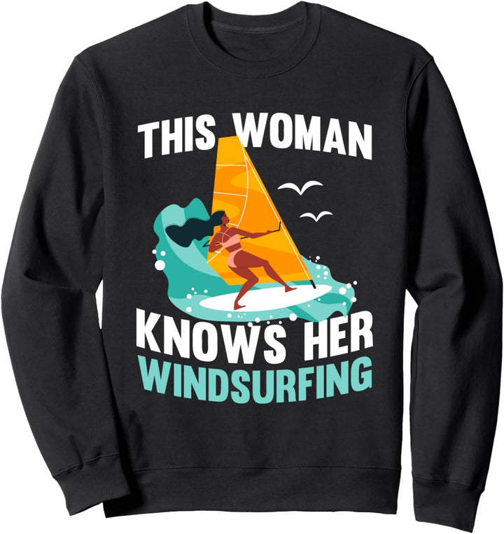 Windsurfer Windsurfing - Surfbrett Segel Windsurfen Sweatshirt