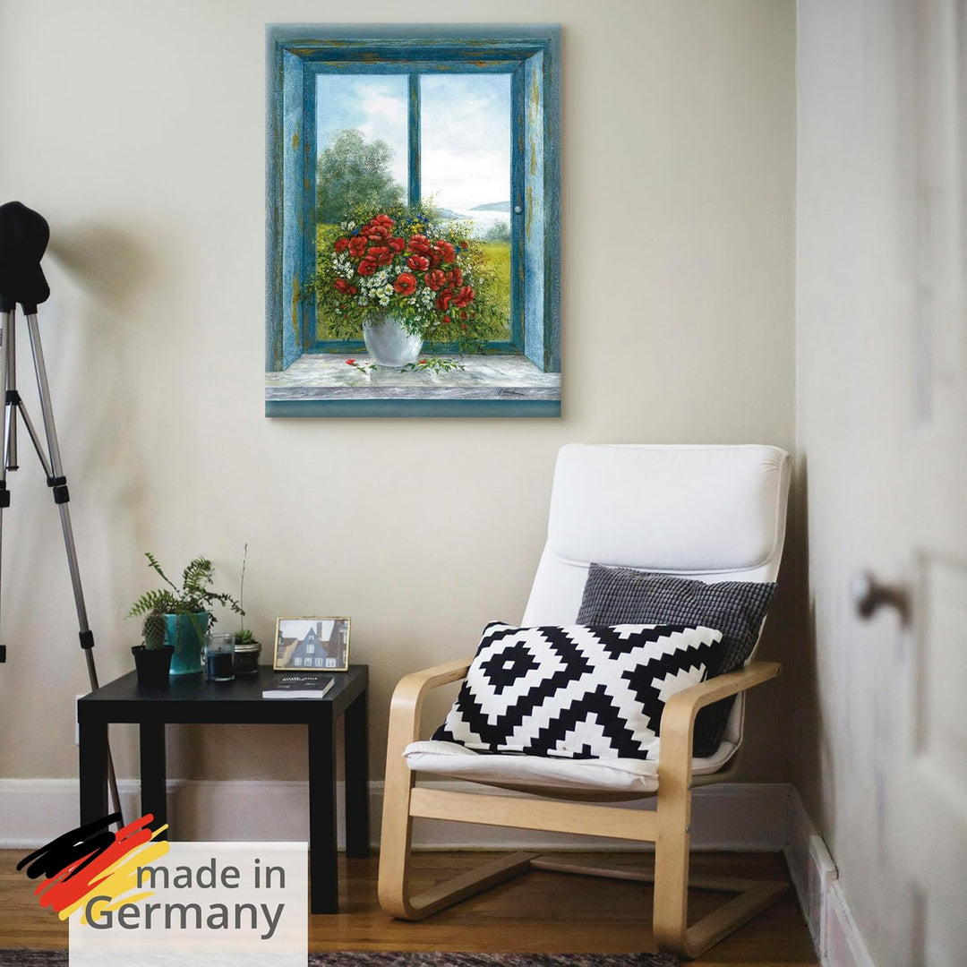 ARTland Leinwandbilder Wandbild Bild auf Leinwand 45x60 cm Stillleben Arrangements Botanik Malerei B