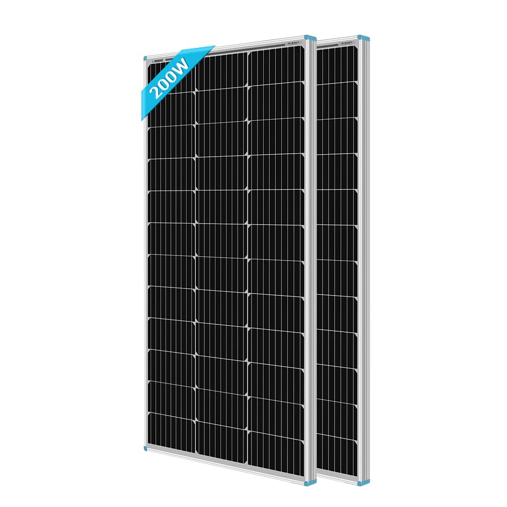 RENOGY 100W 12 Volt (schlankes Design) Solarmodul Monokristallin Solarpanel Photovoltaik Solarzelle