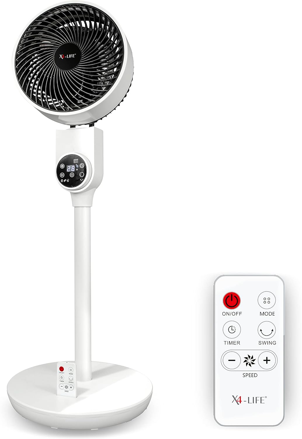 X4-LIFE Floor Fan Pinguin DX der Bodenventilator für die komplette Wohnung - flüsterleise - effizien
