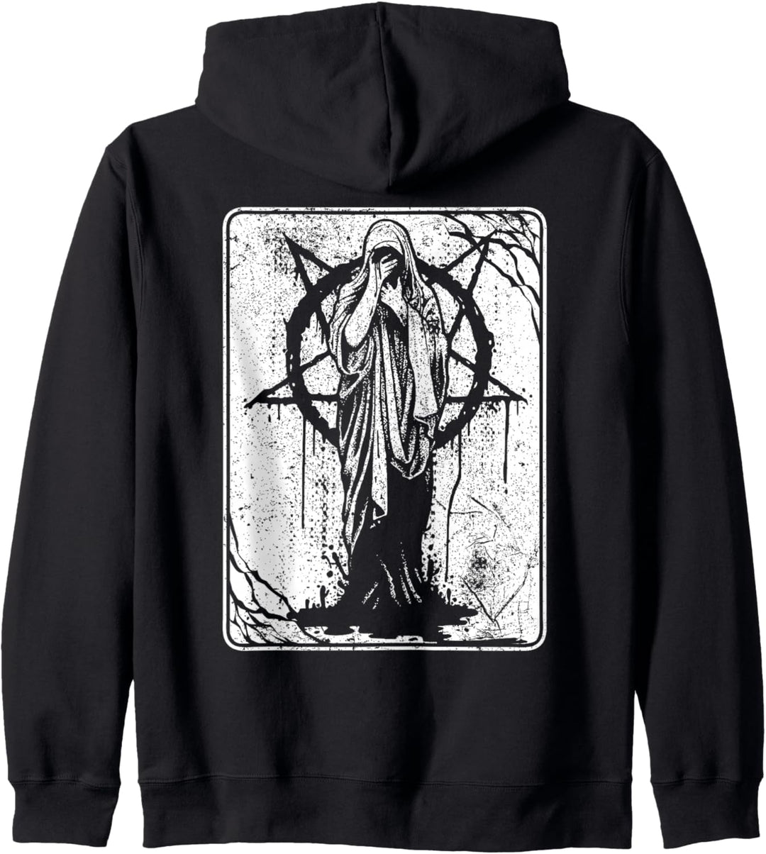 Satanic Occult Evil 666 Pentagramm Dark Art Gothic Kapuzenjacke