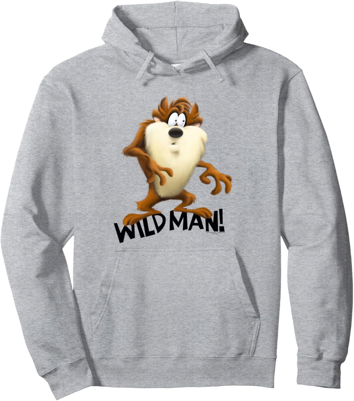 Looney Tunes Taz Wild Man Pullover Hoodie