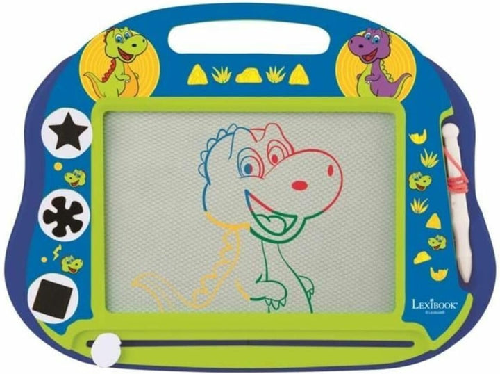 Lexibook CRDINO550 Dinosaur Magische magnetische Zeichentafel, Magnettafel für Kinder, künstlerische