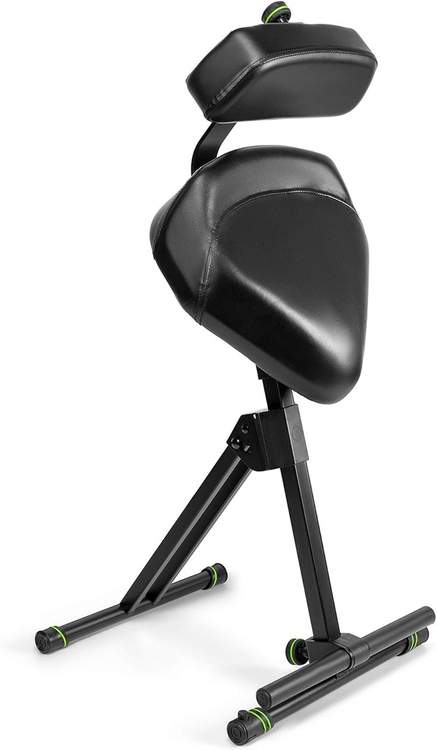 Gravity FM SEAT1 BR - Höhenverstellbare Stehhilfe mit Fussstütze und Rückenlehne, Höhenverstellung b