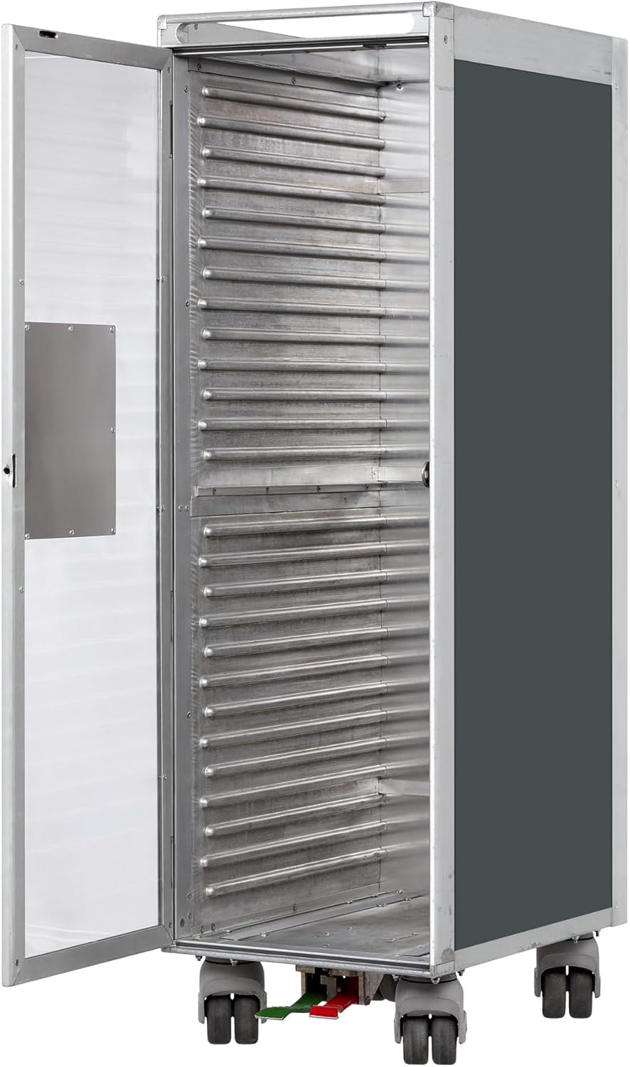 VanDeBord Bartrolley Uni Anthrazit inkl. LED Fachboden, Barbrett & Glasfachboden, Gebrauchter Trolle