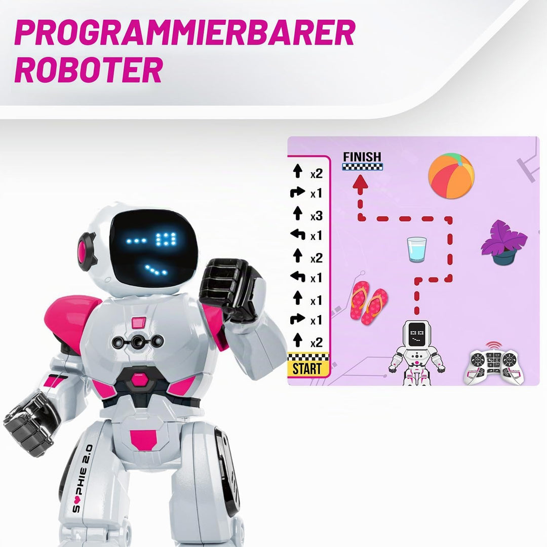 Xtrem Bots - Sophie | Roboter Kinder Ab 6 Jahre | Roboter Spielzeug Rosa | Roboters Programmierbar 5
