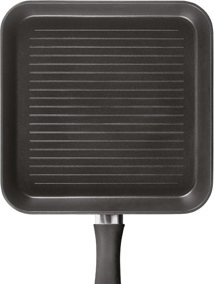 IBILI - Grillpfanne New Induplus, 28 cm, Aluminium, Anti-Haft, geeignet für Induktion 28 cms, 28 cms