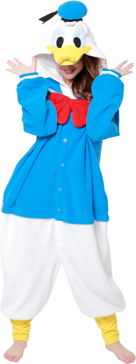 Donald Duck Disney Onesie Kigurumi Einteiler Onesie Kostüm Jumpsuit | SAZAC Kigurumi | für Kinder un