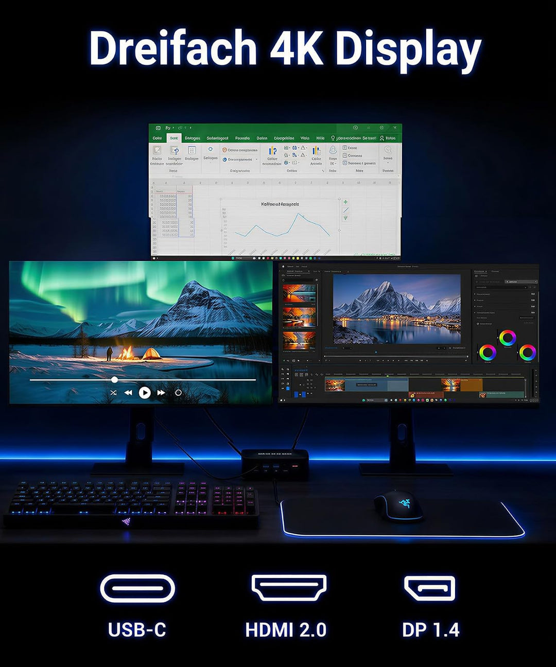 Ryzen 3 4300U Mini PC Onboard 16GB LPDDR4 RAM 512GB SSD, USB3.2 Gen2 Typ-C 4K 60Hz, HDMI 2.0 DP 1.4