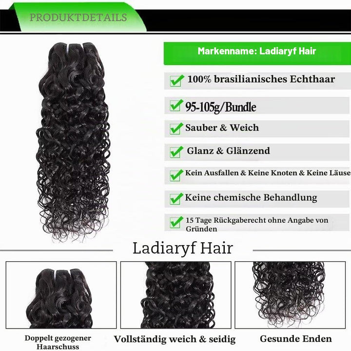 9A Human Hair Bundles Curly Brazilian Hair Bundles Water Wave Hair 14 16 18 Zoll Brasilianische Haar