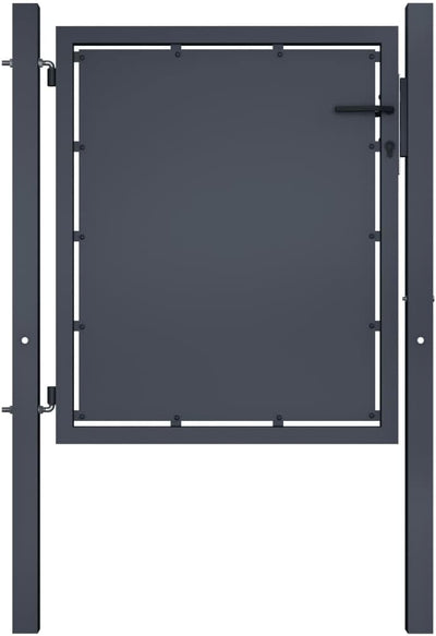 vidaXL Gartentor Gartentür Hoftor Hoftür Gartenpforte Zauntor Zauntür Einzeltor Tor Garten Zaun Pfor