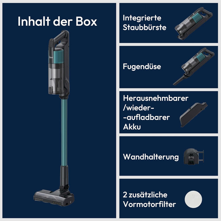Hoover Akku-Staubsauger kabellos HF3 CORE mit 60min Laufzeit, Handstaubsauger mit Anti-Twist gegen H