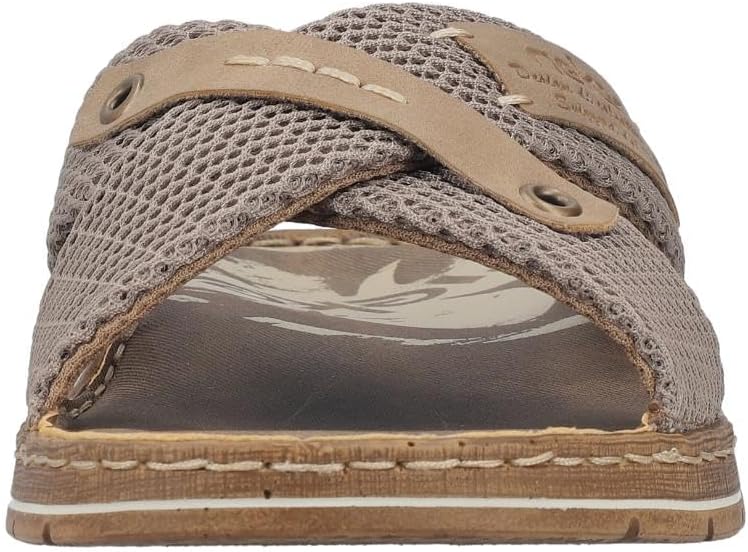 Rieker Herren 21239 Pantolette, Beige