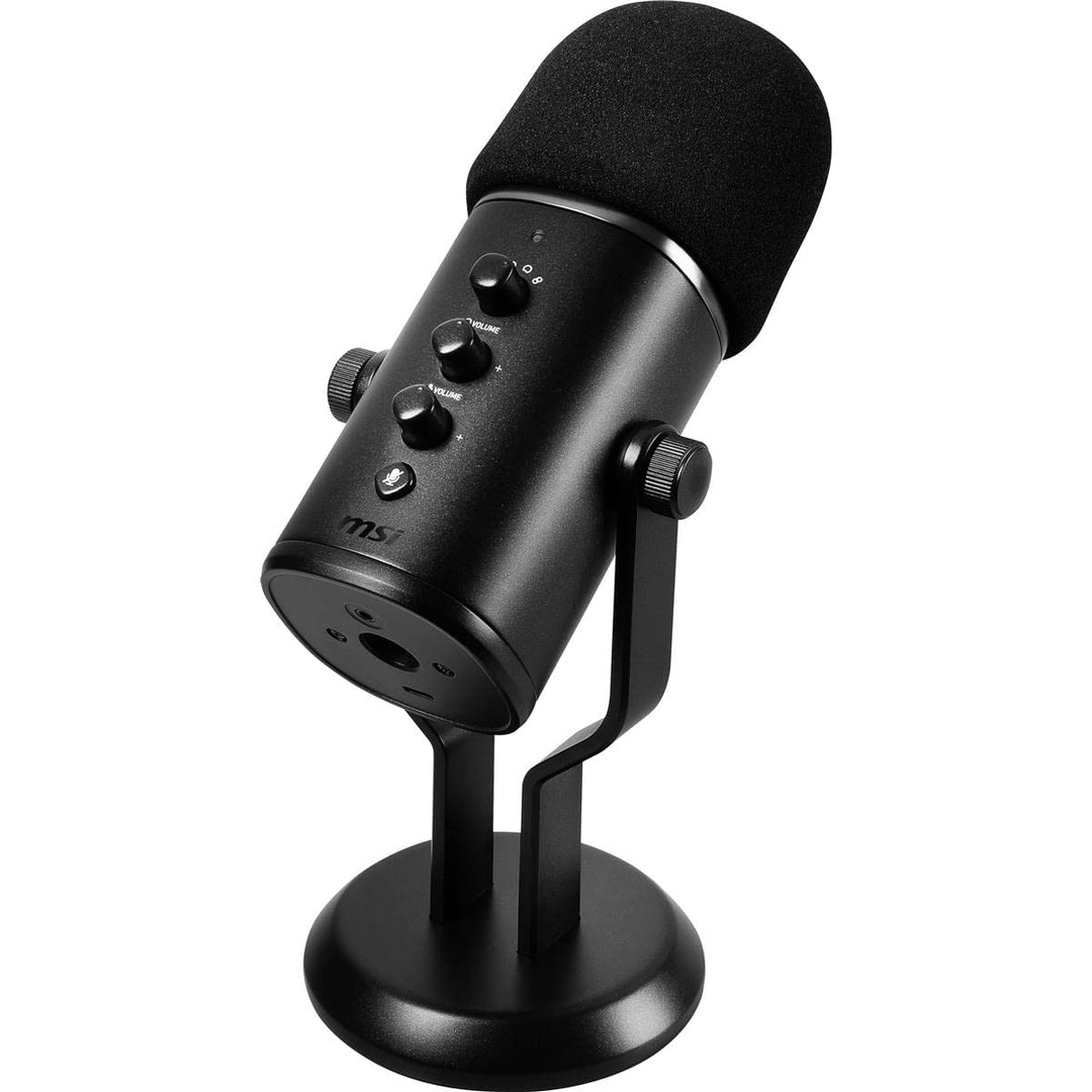 MSI Immerse GV60 Streaming Mikrofon (96 kHz Sample Rate, 24-bit Bit Rate, 20-20.000 Hz, USB-C zu USB