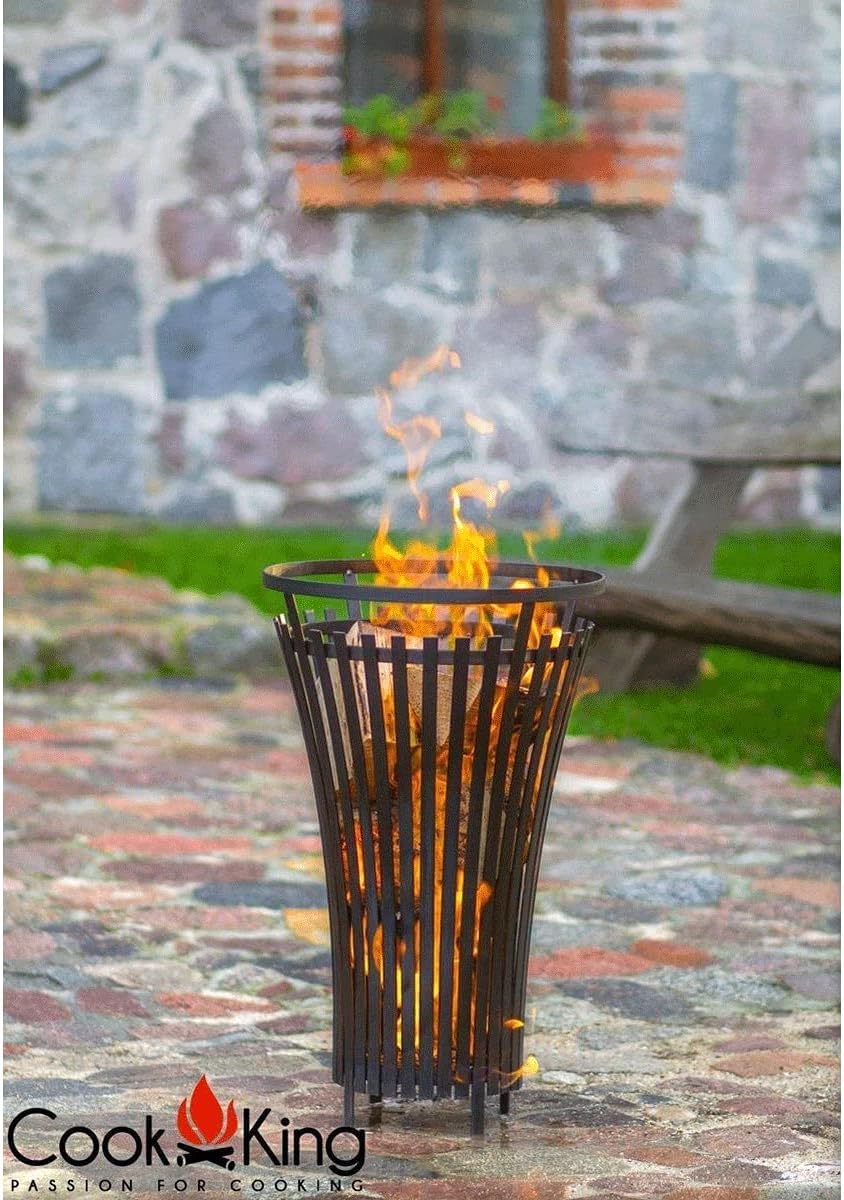 CookKing Feuerkorb Flame 40cm Ø, 76cm Hoch