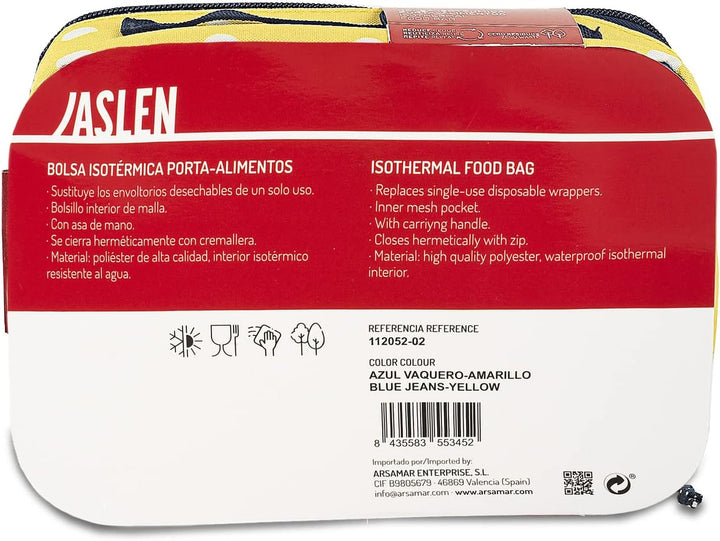 JASLEN - Kühltasche Klein mit Two Frischhaltedose - Reisen Isoliertasche für die Arbeit - Widerstand