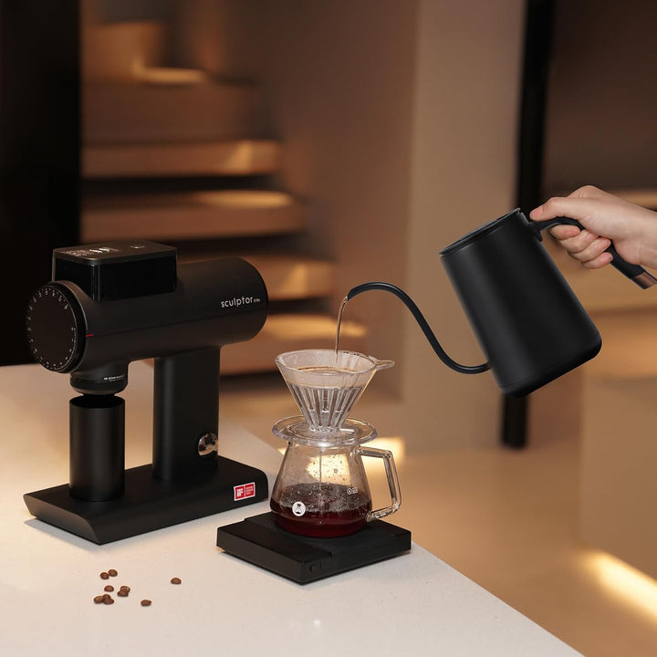 TIMEMORE Elektrischer Schwanenhals Wasserkocher Kaffee-und Teekanne, Fish Smart Coffee Electric Kett