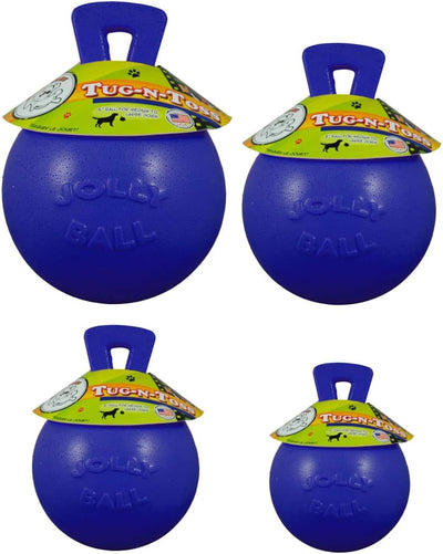 Jolly Pets JOLL047F Hundespielzeug - Tug-n-Toss, 25 cm, blau 25.40 cm Clear, 25.40 cm Clear