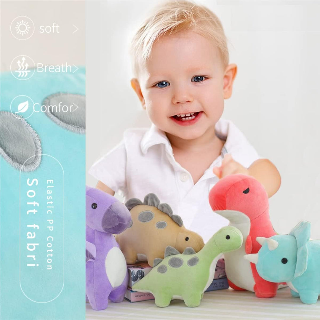 Cpoeof 2pcs Plüschtier Dinosaurier Stofftier Kawaii Dinosaurier Plüsch, Dino Kuscheltier Plüsch Spie