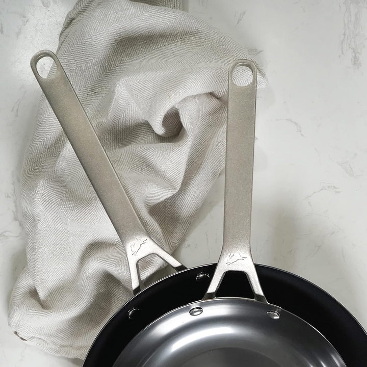 SAVEUR SELECTS Nitri-Black Wok aus Karbonstahl, natürlich antihaftbeschichtet, 35 cm, für Induktions