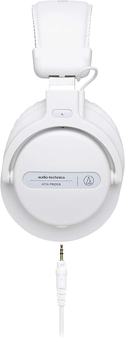 Audio-Technica PRO5XBK DJ Kopfhörer Weiss White PRO5 DJ Kopfhörer weiss, White PRO5 DJ Kopfhörer wei