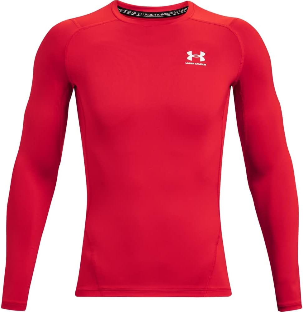 Under Armour Men's Ua Hg Armour Comp Ls Long-Sleeve Sports Top, Breathable Long-Sleeved Top for Men