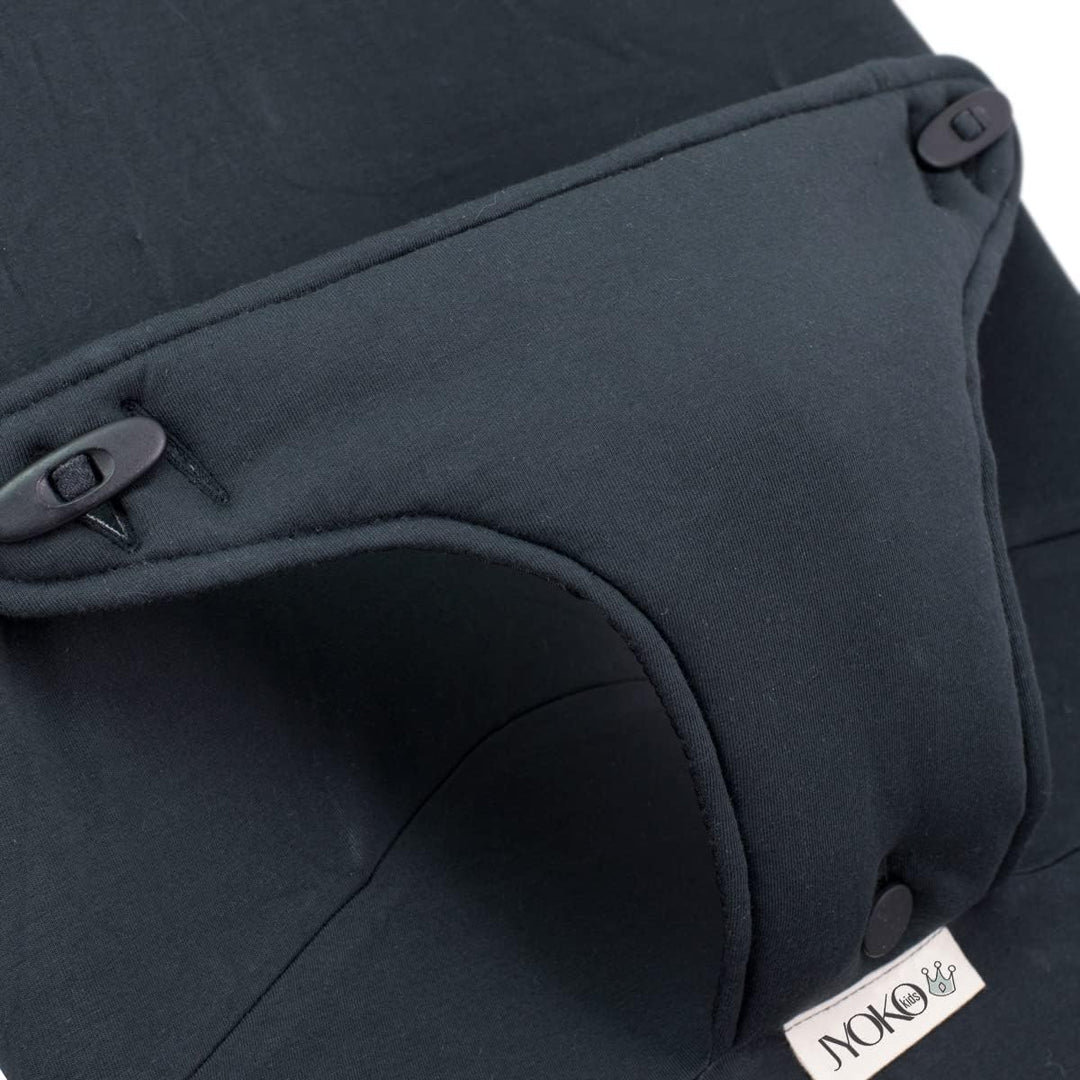 JYOKO KIDS Bezug kompatibel mit Babybjorn Bliss, Balance, Soft (Black Series, Baumwolle), Black Seri