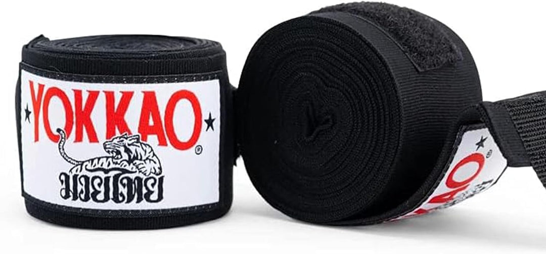 Yokkao Premium Hand Wraps Premium Black, Premium Black