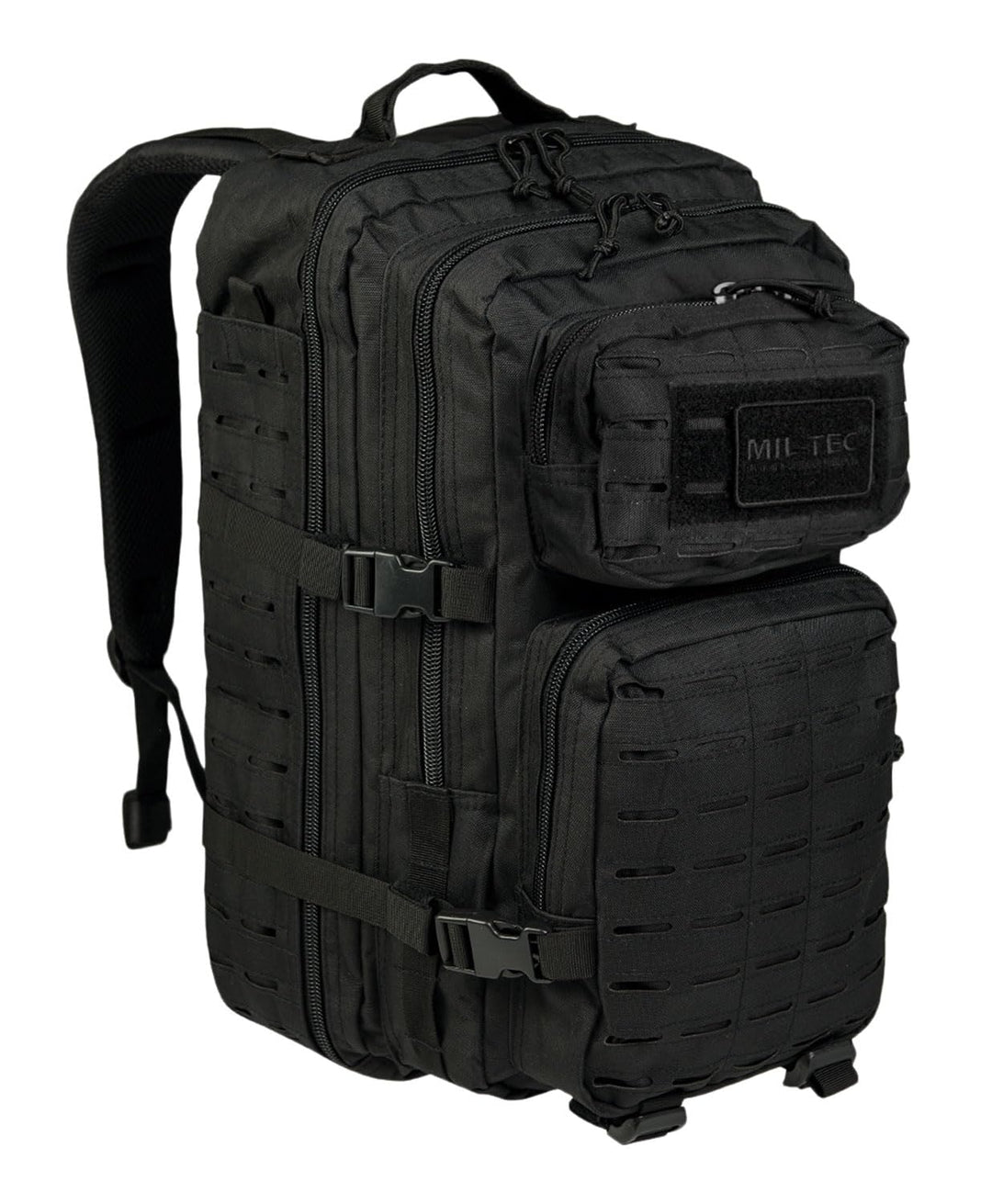 Mil-Tec US Assault Pack Laser Cut Tagesrucksack • Taktischer Militär Rucksack mit Laser-Cut MOLLE-Sy