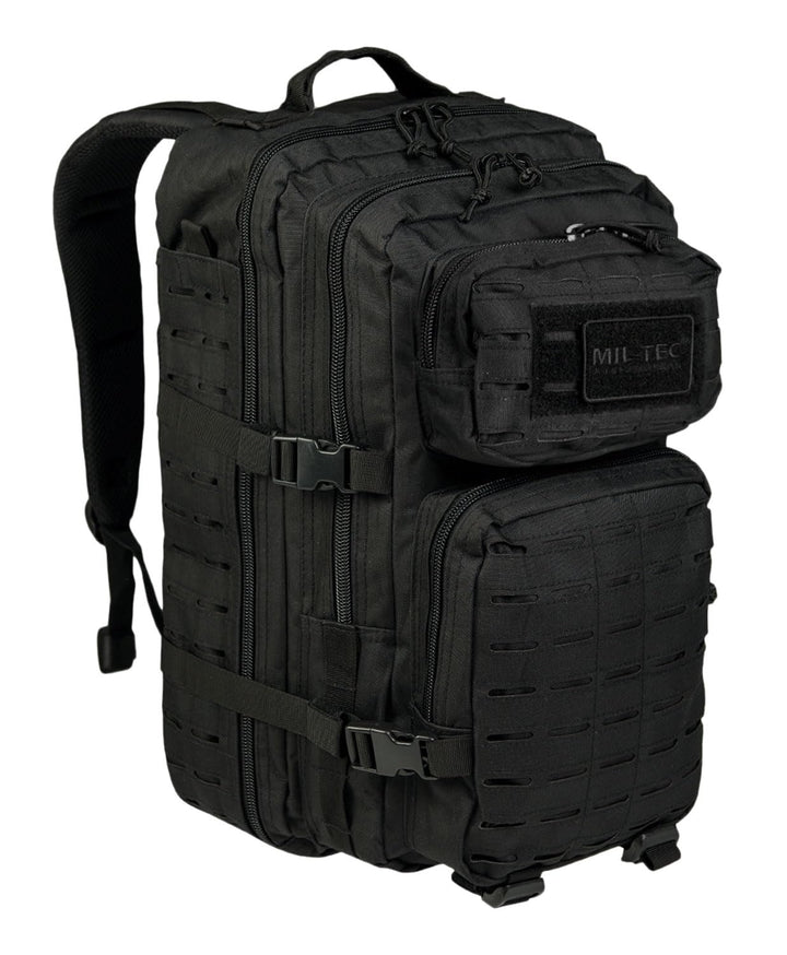 Mil-Tec US Assault Pack Laser Cut Tagesrucksack • Taktischer Militär Rucksack mit Laser-Cut MOLLE-Sy