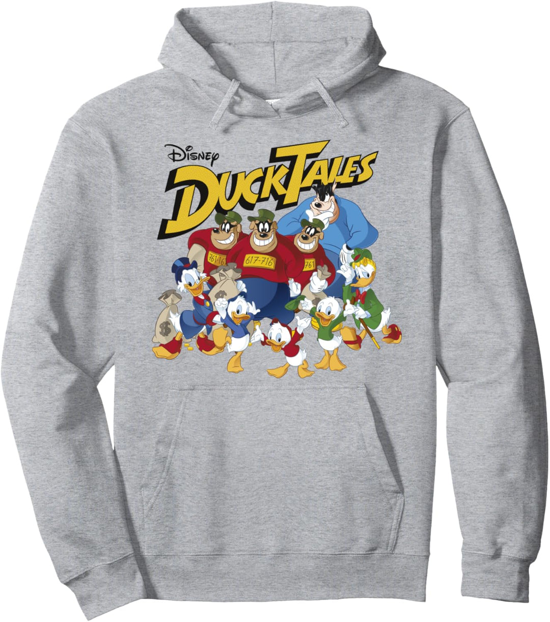 Disney DuckTales Classic Group Shot Logo Pullover Hoodie