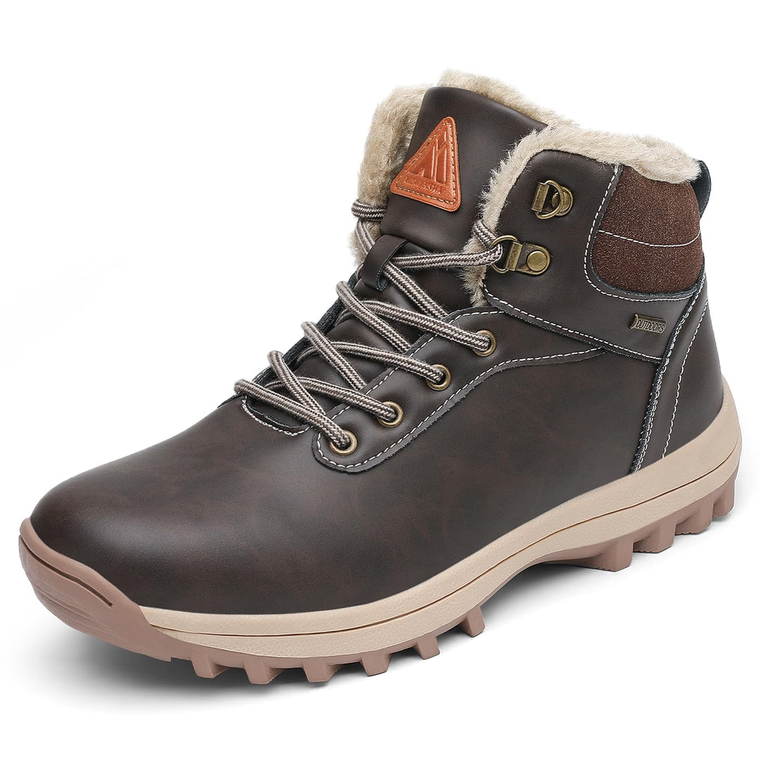 Mishansha Winterschuhe Herren Warme Gefüttert Winterstiefel Damen Winter Boots Outdoor 36-48 EU 41 E