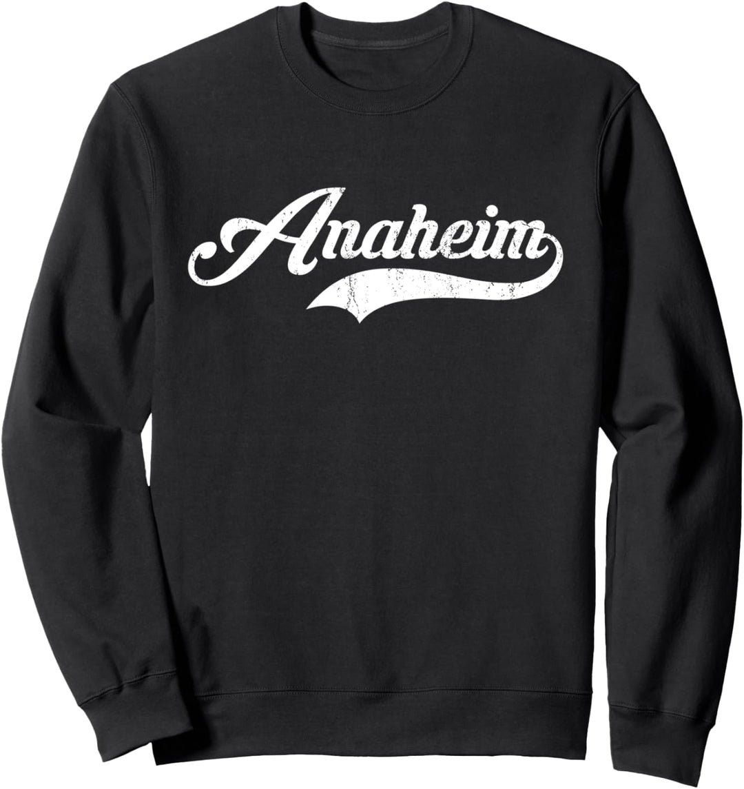 Anaheim Stadt California Staat Vintage Retro Style design Sweatshirt