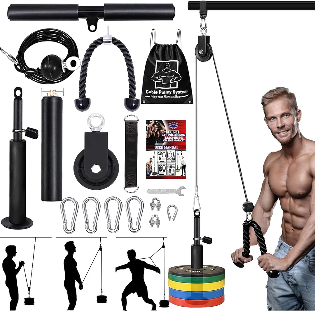 Taeku Kabelzug Fitness Professionelle Kabel Maschine System Home Gym Trizeps Latzug Arm Krafttrainin
