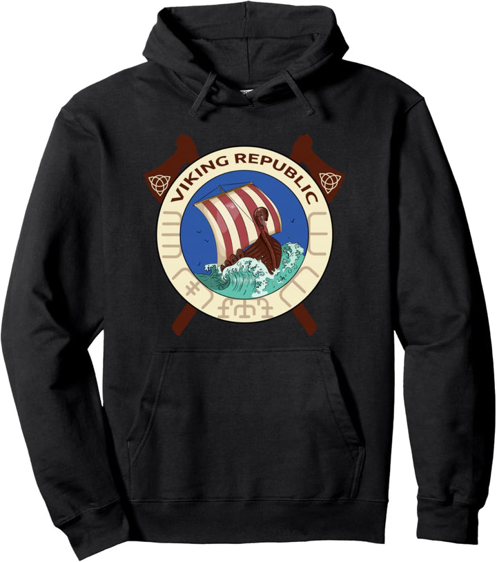 Viking Republic Schweden Camp Pullover Hoodie