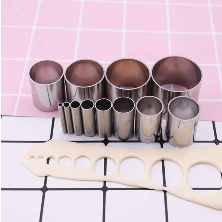 Polymer Clay Tools Set, Acryl Tonrollen, Acrylplatte, Schneidematte, Runde Polymer Clay Ausstecher m