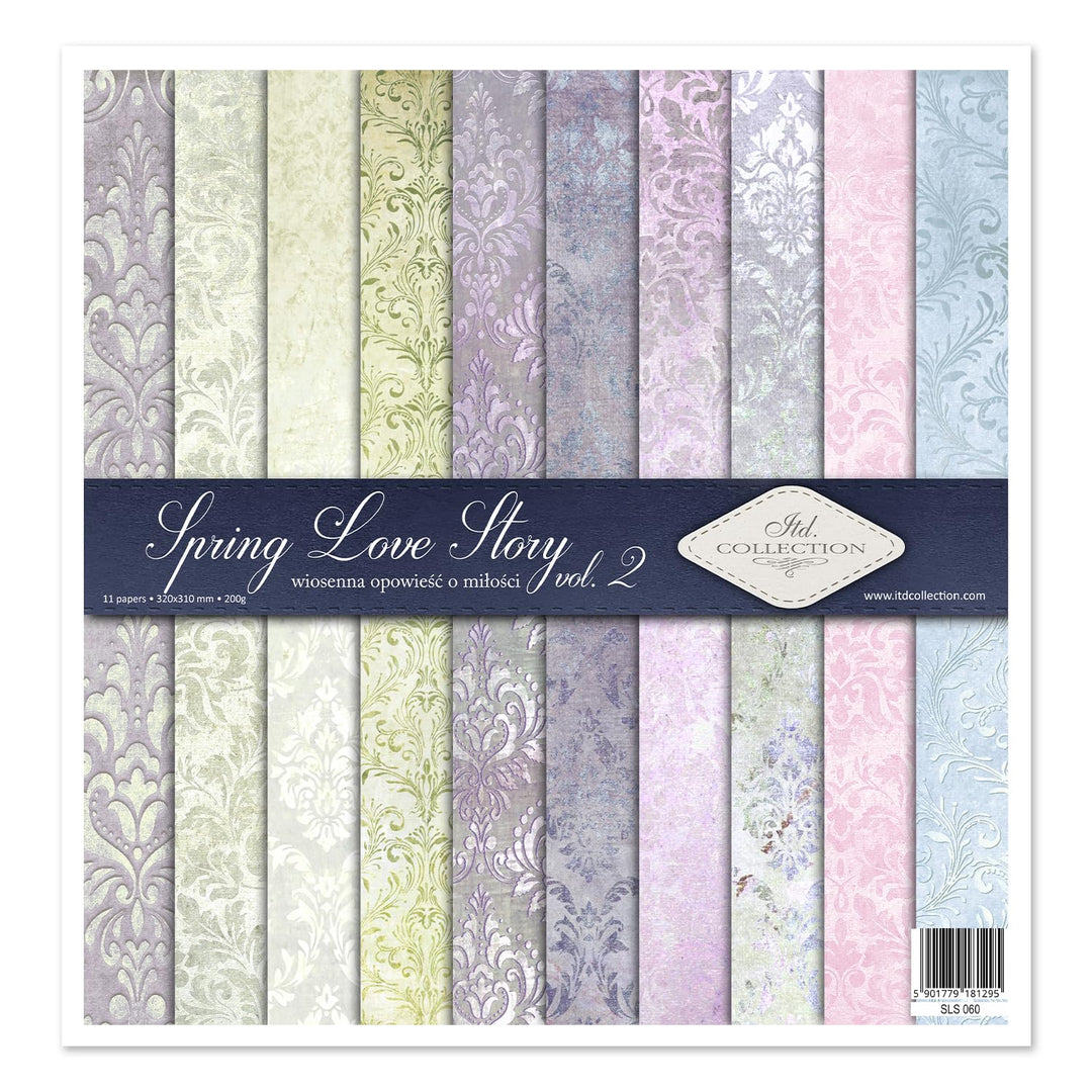 ITD Collection - Scrapbook Papier - Scrapbooking Set - Motivpapier zum Basteln - Dekorpapier 12x12 i