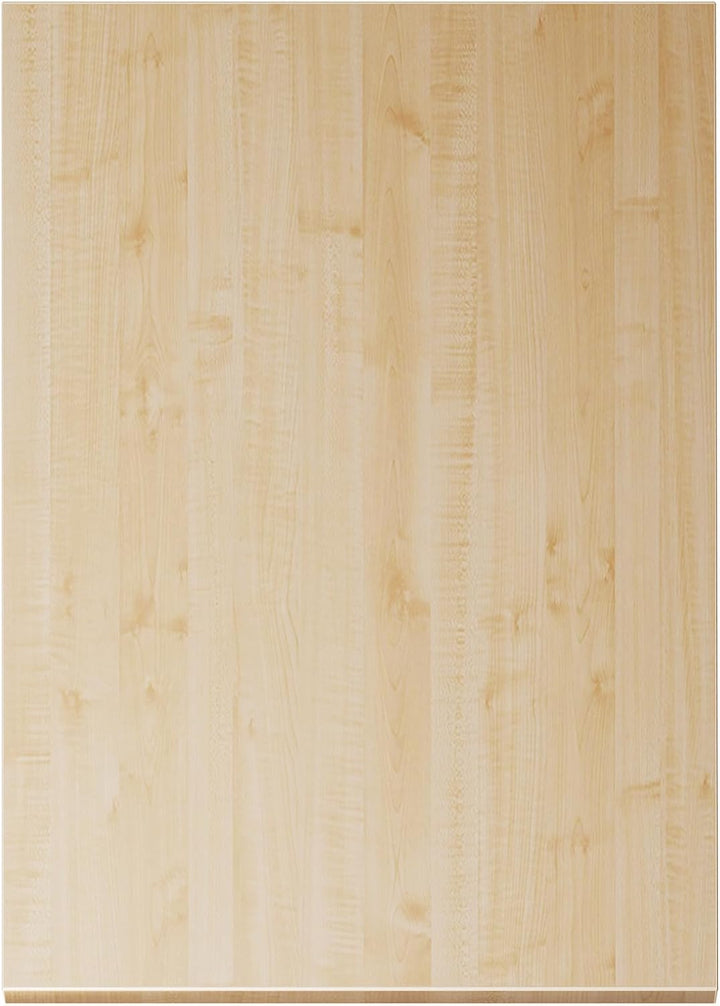 Tischplatte, Spanplatte, 25mm, verstärkte Kante Ahorn 120x60 cm, Ahorn 120x60 cm