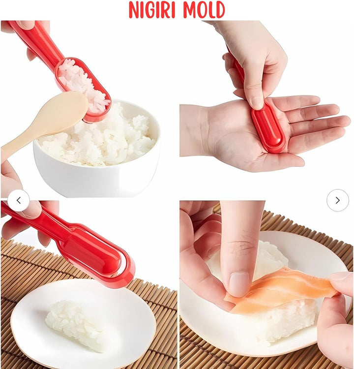 Sushi Maker Komplett-Set Sushi Maker Sushi Maker Set Sushi Maker Set mit Bambusmatte Japanisches Mes