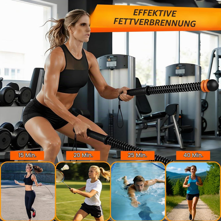 Verstellbare Battle Rope Ohne Seil Tragbare Gewichtsringen Ropeless Battle Ropes Geräuschfreies Trai