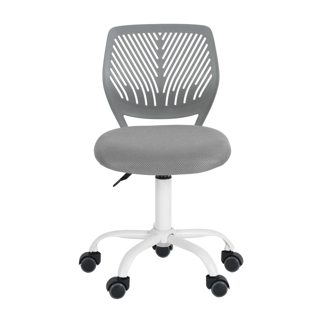 Homy Casa Schreibtischstuhl Verstellbarer Drehstuhl Bürostuhl Stoffsitz Ergonomischer Arbeitsstuhl o
