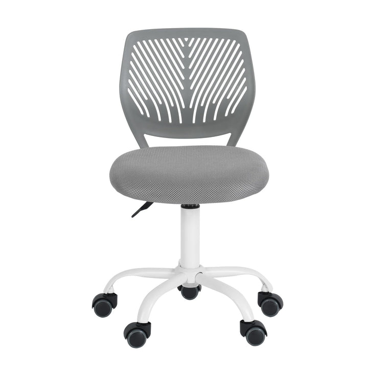 Homy Casa Schreibtischstuhl Verstellbarer Drehstuhl Bürostuhl Stoffsitz Ergonomischer Arbeitsstuhl o