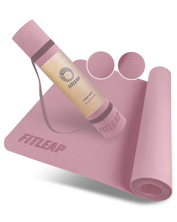 Yoga Matte Pro aus umweltfreundlichem TPE-Schaum, sehr rutschfeste, schadstofffreie, hypoallergene u