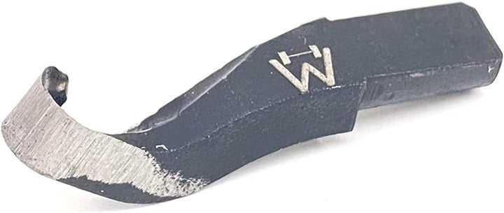 Wiedemann Ausdrehhaken klein gekröpft mit Halterstange für Drechsler drechseln, Woodturner Woodturni