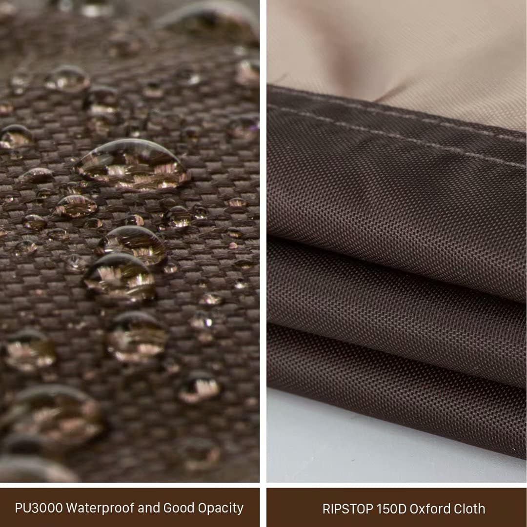 Forceatt Zeltplane, 3,7 * 4,3 m Tarp Ultraleicht mit 6 Umreifungspunkten, Anti-UV & wasserdicht Tarp