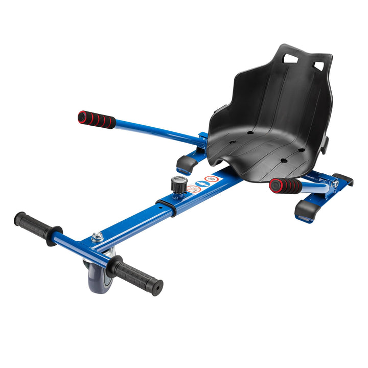 Wiltec Sitzscooter Rot, verstellbarer Kartsitz für Elektroscooter bis 120 kg, Sitzscooter kompatibel